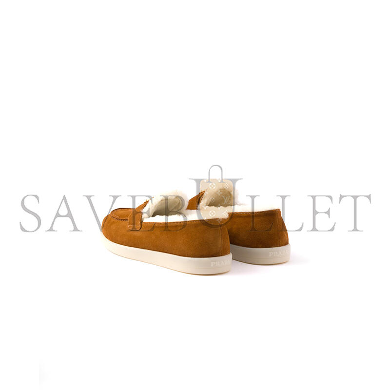 Pra*a suede and wool loafers 1d222n